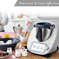 Pikkukuva 5 / 5: Sekoittimen liukumatto, kahvinkeittimen alusta, keittiökoneiden liukukiinnikkeet, siirtomatto, yleiskoneen lisätarvikkeet, kestävä, sopii Thermomix TM5 TM6 TM21 T -malleille