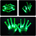 Miniatyrbilde 4 av 5: 1 Par (Grønn) - Lysende LED-hansker Fullfingerhansker - Beste Gave