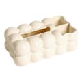 Modern Tissue Box Cover Lätt Lyx Tissue Box Dispenser Breddad Tissue Box Cover Skrivbord Pappersorganisatör för Sovrum B