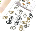 Miniatyrbilde 2 av 6: #Hjerte Svingbare Spenner 20 stk Karabinkrok Hjerteformet Nøkkelring Mini Karabinklips for Tilkobling Nøkkel DIY Dekorasjon 4 Farger#