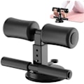 Miniatyrbild 1 av 5: Bärbar Sit-up Bar Aid-Tillbehör, Bärbar Sugkopp Abdominal Bar för, Justerbar Vadderad Ankel Svart