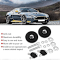 Miniatyrbillede 5 af 5: Hurtigudløsning, Universal Carbon Style Motorhjelmslås Nøgle Pin Kit 2 stk. Sort