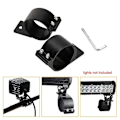 Miniatyrbillede 3 af 5: 2 Bar Monteringsbeslag, Aluminium Bar Monteringsklemmer til Automotive LED Forlygtebarer (3\")