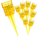 Miniatyrbillede 3 af 5: /#/1.5 tommer regnmåler/Volumen sprinkler regnmåler, bred mund,/#/