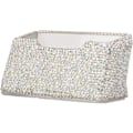 Pikkukuva 1 / 5: Käyntikorttiteline - Bling-nimikortit toimistopöydälle, pöytätasolle, ylellinen esittelykotelo, lisätarvikkeet, valkoinen