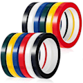 Miniatyrbilde 1 av 5: Fargede autoklavtape 66 m/l X 1 cm/b Instrumentidentifikasjonstape autoklaverbar 132 grader Celsius 12 ruller