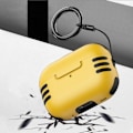Miniatyrbilde 3 av 5: #Gult hodetelefonetui for Airpods 1/2 generasjon#