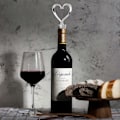Miniatyrbild 5 av 5: Set med 5 hjärtformade vinkorkar för vinflaskor, champagne, ölflaskor