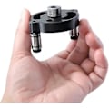 Miniatyrbild 5 av 5: Vertikalt Självcentrerande Dowel Jig Kit, Dowel Borrguide, 2.75\" Aluminiumlegering 3-Håls Borrguide