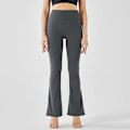 Miniatyrbillede 2 af 5: Bootcut yogabukser til kvinder med lommer, højtaljede flare fritids træningsleggings