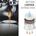 Miniatyrbilde 2 av 5: Kaffepapirfilter for espressomaskin, 600 stk Ubleket Espresso Filter Puck Screen Porta