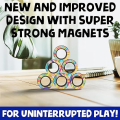 Miniatyrbilde 3 av 5: Magnetiske Ringer Leke, Voksne Magnetiske Ringer Leke for Angstlindring