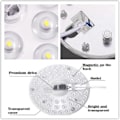 Pikkukuva 3 / 5: 18w Smd5730 Led Kattovalaisin Pyöreä Valomoduli Pyöreä Paneelilamppu Ac220v - 18w