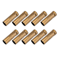 Miniatyrbilde 5 av 5: 10 stk. E14 Metallrør for Lysestake Lampeholder Lampebase Belysningstilbehør 25x80mm
