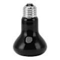 Miniatyrbillede 1 af 5: E27 Reptil Varme Lampe Pære Multifunktionelle Solplads Pærer til Reptil Slange 110?120V Sort 50W