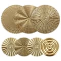 1 Set Metall Cirkel Väggkonst Hängande Skulptur Dekor Väggdekor för Vardagsrum Sovrum