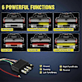 Miniatyrbillede 2 af 2: 60 tommer Triple Række LED Strip Lys Bar til Ford F150 Pickup, Dodge SUV - Bagklap Bak Bremselys Blinklys Strobe
