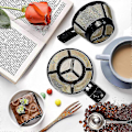 Miniatyrbild 5 av 5: 2 st Återanvändbara Ersättningskaffekorgar för Enkel Servering för 2-vägs Bryggare Kaffe M