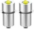 P13.5s LED-taskulampun polttimo, tehokas LED-polttimon korvaussarja, 2 kpl