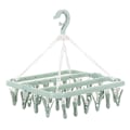 Miniatyrbilde 3 av 5: *32 Foldbare klesklyper med klips, roterende krok, multifunksjon*