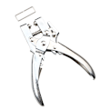 Miniatyrbillede 2 af 3: Metal Håndholdt Stansemaskine 2 i 1, Robust Hulstans Plier Punc