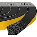 Miniatyrbilde 2 av 5: Selvklebende tetningslist av skumtape 12mm(B) x 6mm(T) 2 ruller, totalt 10M lang
