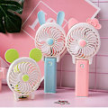 Miniatyrbillede 1 af 5: Opladning Mini Tegneserie Håndholdt Lille Ventilator Usb Ventilator Foldbar Studenter Ventilator Rejse Bærbar Lille Ventilator Jd4