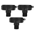Miniatyrbillede 1 af 5: IBC Tank Connector 3 stk. G3/4 ABS Plastik Gevind Udskiftningsventil Fittings S60-2in NPS Afløbsadapter