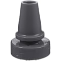 Miniatyrbillede 2 af 2: Gummifødder til vandrestave, skridsikre, 19 mm indvendig diameter, krykketilbehør (Grå)