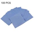 100 stk. 10x10x0,5 mm køleplade silikone termisk ledende pude til GPU VGA IC