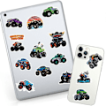 Pikkukuva 3 / 5: 100 KPL Monster Truck -tarroja, kuorma-autotarroja lapsille, monsteritarroja vesipulloihin