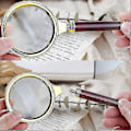 Miniatyrbillede 3 af 5: Lup Læsning 10x Lup Lup Lup Lup Klokke Lup Lup Til Børn Lup Lup Lup Briller Forstørrelsesglas