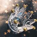 Miniatyrbilde 3 av 5: (2 stk) Sminkeeggholder i glass Oppbevaringssvamp sminkeegg r