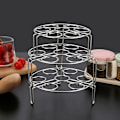 Miniatyrbillede 4 af 5: #Stykker Ægdamper Kurv Stativ Damper Stativ Dampmadlavning til Æg Damper Med To Dampmåtter Uden Æg#