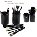 Miniatyrbillede 3 af 5: 2 stk Makeup Penselholder PU Læder Bærbar Rejse Kosmetik St