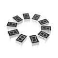 10 st 0,56 tum 7 Segment 1 Digital LED-display Röd Gemensam Katod Digitalrör