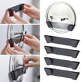 #Kökshyllor för Potlock, 4-pack, Självhäftande#