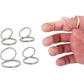 Miniatyrbillede 5 af 5: 8 stk. Guitar Finger Pick Sæt - Rustfrit Stål-