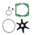 Miniatyrbillede 1 af 5: Vandpumpe Impeller Kits 6E5-44352 til påhængsmotor 75 - 300, erstatter 18-3071 (6E5-44352-01, 6E5-44352-00)