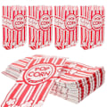 Miniatyrbillede 2 af 2: 50 stk. Popcornposer Popcorn Papirposer Papir Popcornposer Fedttætte Poser Papir Emballageposer