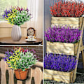 Miniatyrbild 6 av 8: #Konstgjorda Växter Konstgjorda Blommor Utomhus, UV-Resistenta Buskar,f#