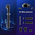 Miniatyrbilde 4 av 5: Lyssabergrep for Quest Pro VR-headsetkontrollere for å spille Beat Saber-spill