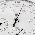 Miniatyrbillede 3 af 4: Dial Termometer Hygrometer med 130mm Termometer Hygrometer og Atmosfærisk Tryk Barometer Termometer Hygrometer med Ramme