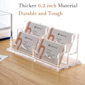 Miniatyrbillede 5 af 5: (4 Række-H) Visitkort Holder Display til Skrivebord, Kort Organizer
