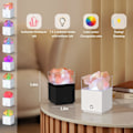 Miniatyrbillede 2 af 7: #Sort projektor saltlampe natlys 2 i 1#