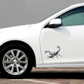 Miniatyrbillede 1 af 5: #Sorte og hvide bilstickers, kofanger stickers#