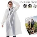 Miniatyrbillede 3 af 5: 2 stk. regnfrakke til mænd kvinder genanvendelig, vandtæt regnfrakke poncho transparent regnfrakke regnslag regndækning