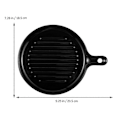 Miniatyrbilde 3 av 3: Praktisk Keramisk Håndtak Plate Keramisk Bakeplate Håndtak Bakeform