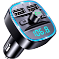 Miniatyrbillede 2 af 5: Bluetooth Bil, Bluetooth 5.0 FM Transmitter Radio Adapter Trådløs