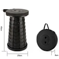 Miniatyrbillede 2 af 5: #Sort bærbar foldestol#